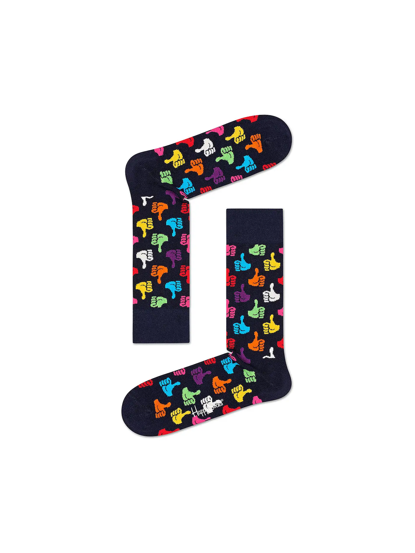 HAPPY SOCKS | Damen Socken THUMBS UP 36-40 navy | 